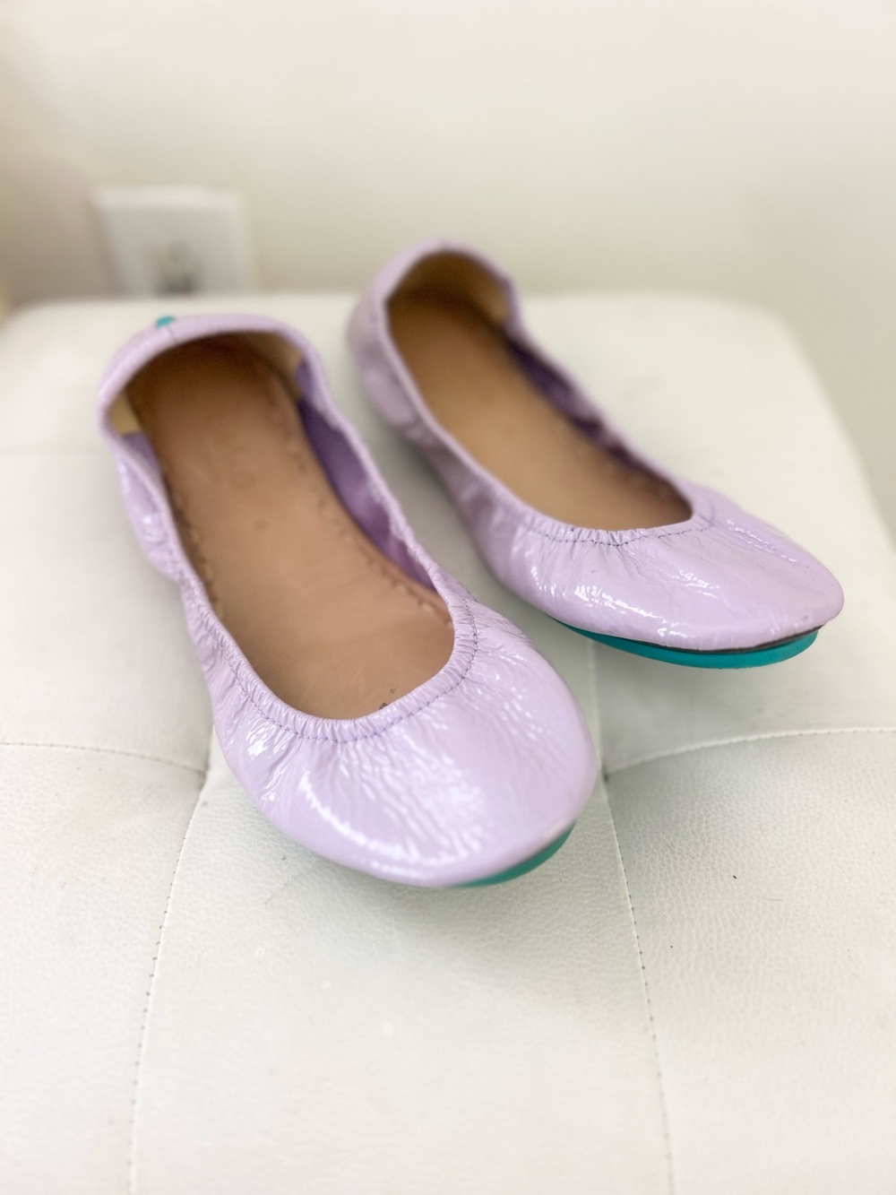 Tieks Lilac Purple Patent Leather Flats Size 8